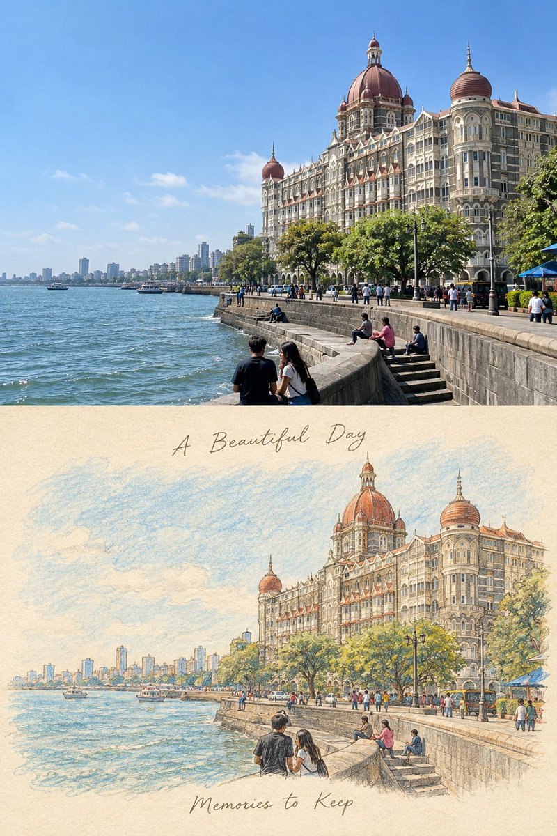 制作一张高端的竖版旅行日记海报,采用精确的 50/50 分屏布局。, 图片 2