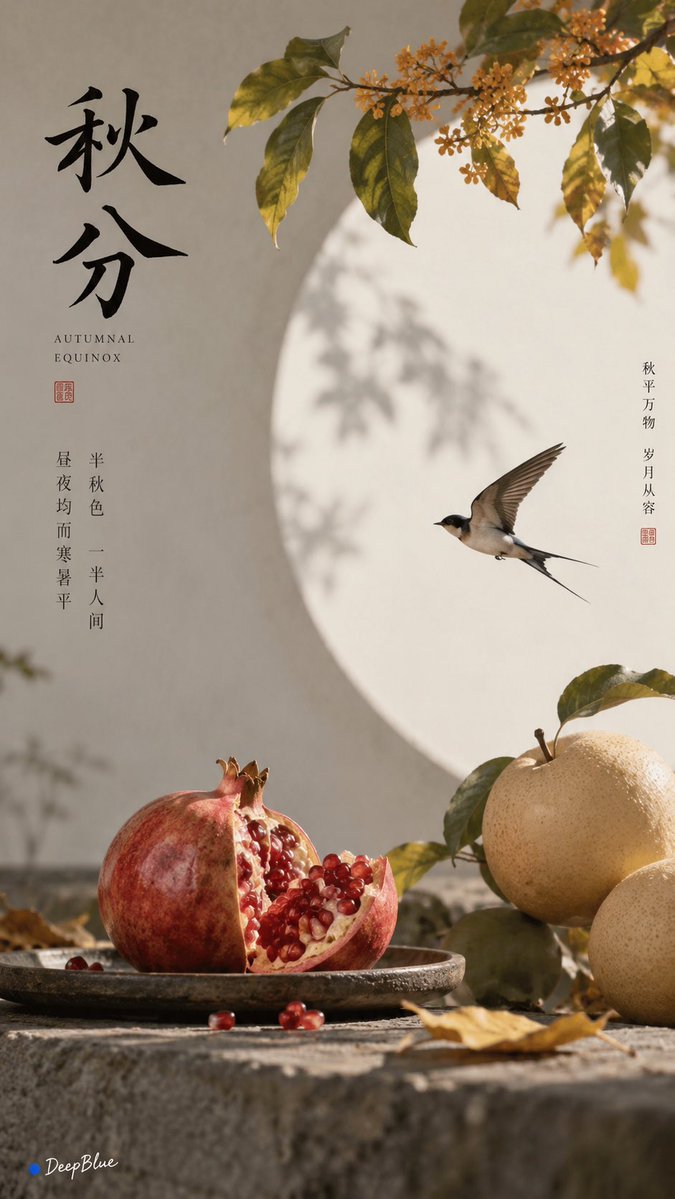 极简东方 × 宋式美学 × 时令诗意 × 独立艺术封面 × 东方自然意境, 图片 1