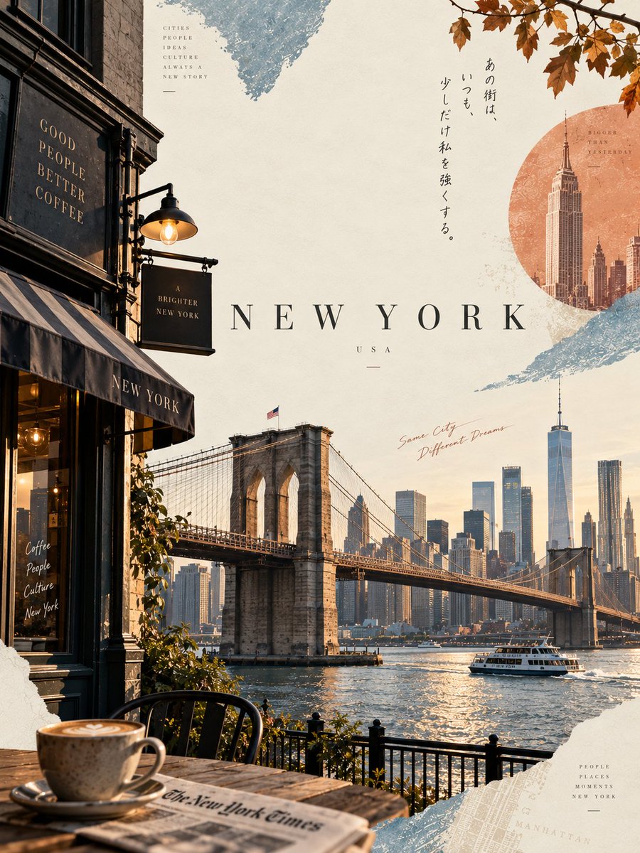 为 [LOCATION] 创作一幅高品质的当代编辑艺术海报。, 图片 4