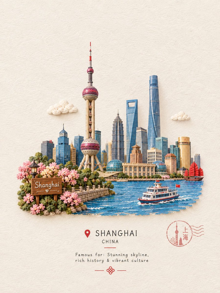创建一个迷人的手工微缩旅行场景，以 [ICONIC STRUCTURE]（标志性建筑）作为主要焦点。, 图片 4