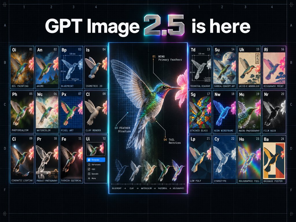 The more detail and reference images the better the output GPT Image 2.5 is mad…