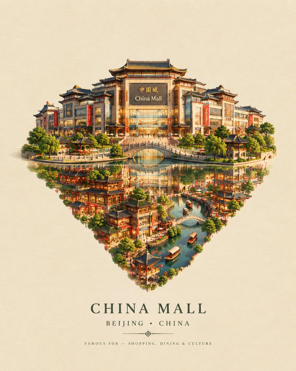 创作一幅精致的超现实旅行艺术作品，以 [ICONIC STRUCTURE]（标志性建筑）、[CITY, COUNTRY]（城市，国家）作为主体…, 图片 4