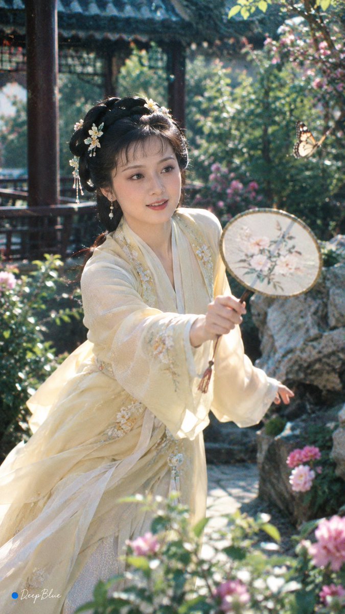 惊鸿破格 × 87版《红楼梦》 × 美能达胶片摄影 × 青春王国 · 大观园 × 宝黛共读西厢 × 原著人物形貌、体态与气韵还原 https:…, 图片 4