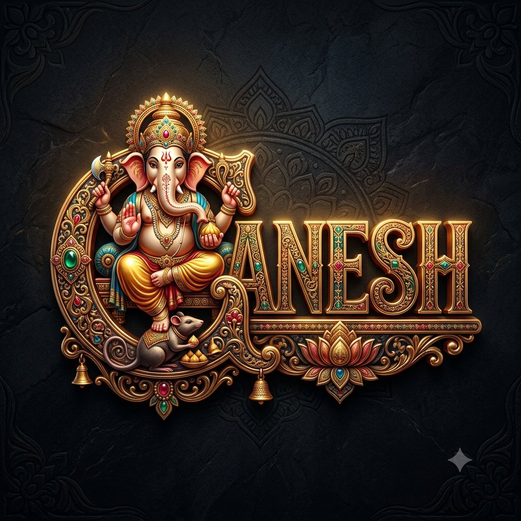 在 #GaneshChaturthi(象神节)之际,使用 #Gemini Nano Banana Pro 创建一张带有甘尼许神(Ganesh)…, 图片 1