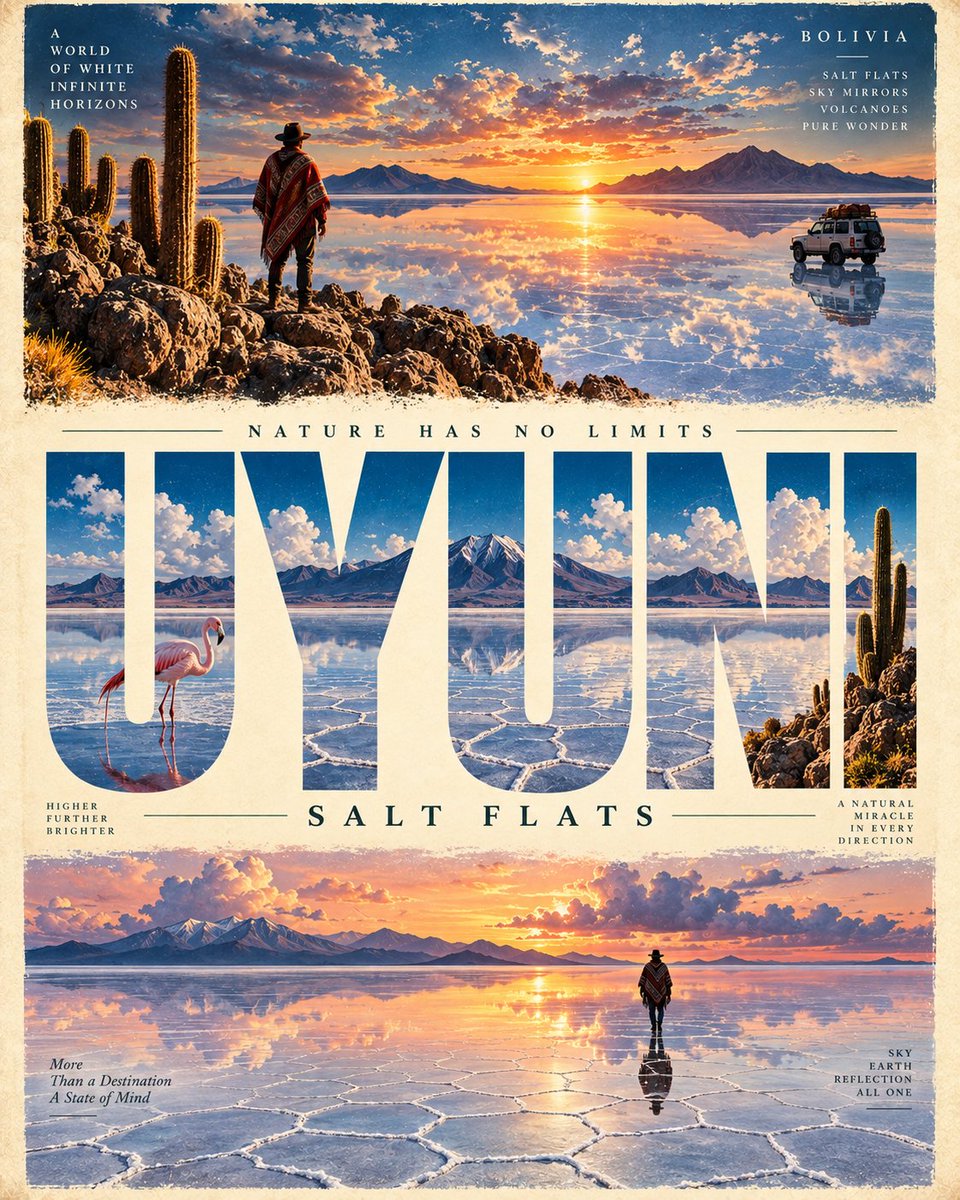 为 **[LOCATION]**（地点）创作一张高级感、超高分辨率的旅行海报插画，设计为精致的复古探险旅行编辑海报，严格采用 **4:5 竖版…, 图片 4