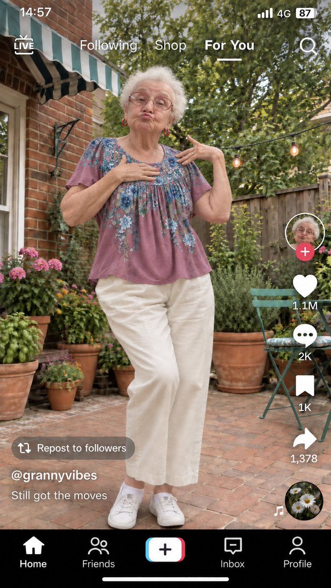Create a highly realistic, full-screen TikTok mobile-app screenshot in a vertic…