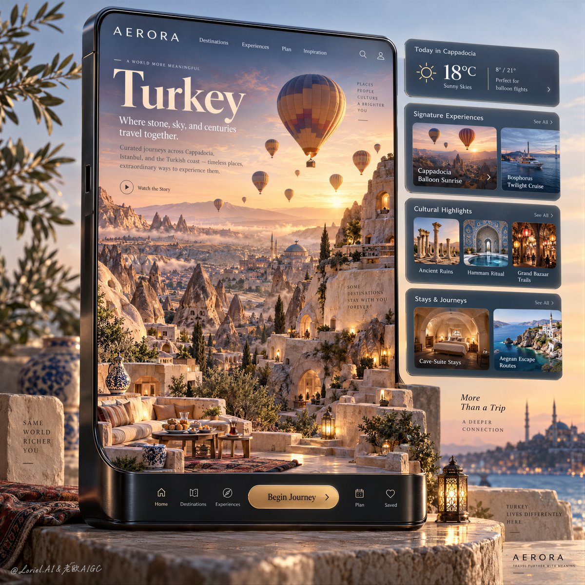 屏幕在风景越过其边缘的那一刻便化身为目的地。, 图片 1