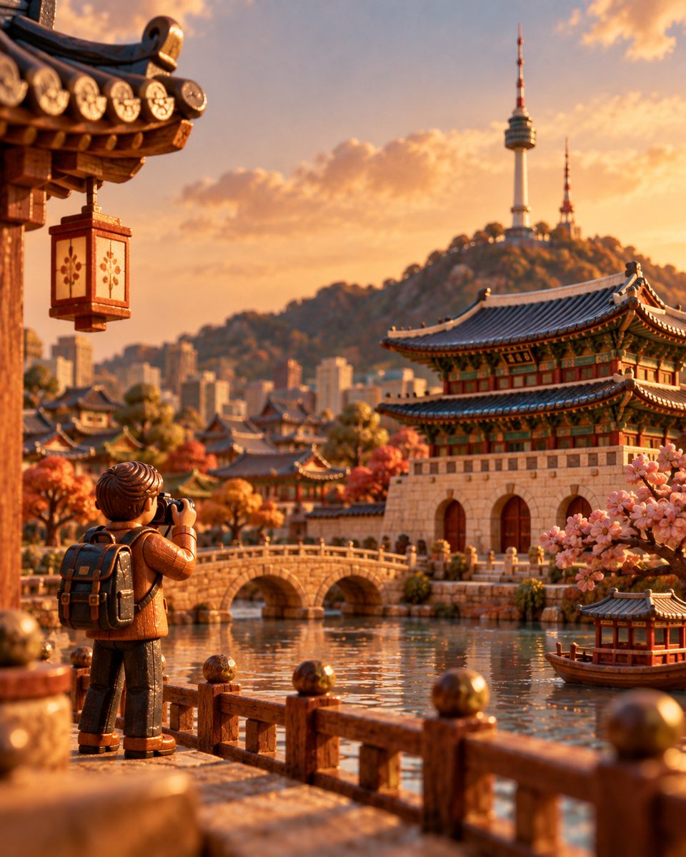 [LOCATION] - 高品质 4:5 电影感旅行立体模型, 图片 2
