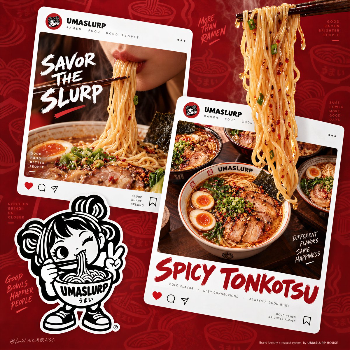 两张食物卡片不等于一场 campaign（营销战役）。可复用的视觉语法才算。, 图片 1
