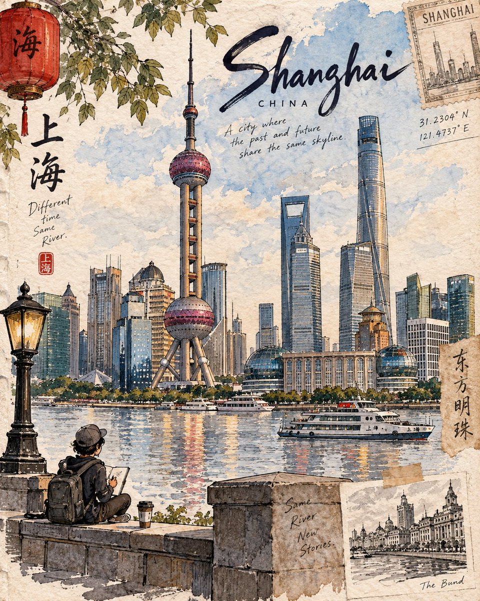 为“Destination Sketchbook(目的地写生簿)”系列创作一幅高端的 4:5 竖版插画。以马特宏峰(Matterhorn)画作…, 图片 1