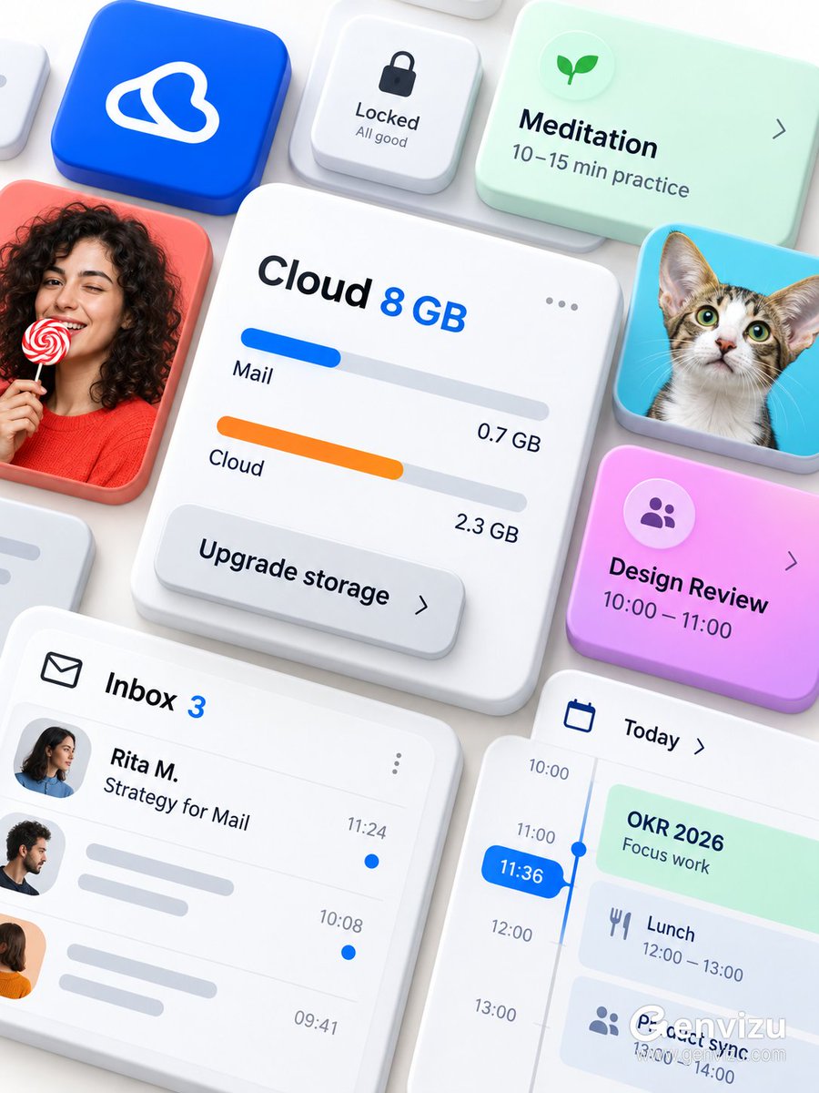 Use case: ui-mockup. Asset type: premium brandless Microsoft 365 / Fluent-inspi…