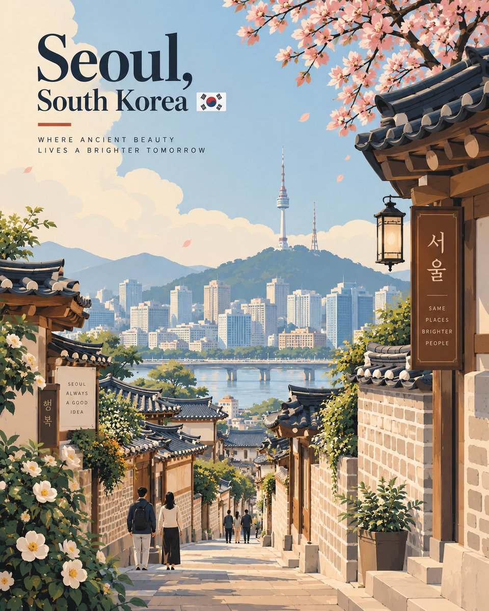 为 [CITY_NAME]，[COUNTRY_NAME] 🇺🇳 创作一张高级的 4:5 竖版极简旅行海报。设计一个完全原创的构图，捕捉这座…, 图片 2