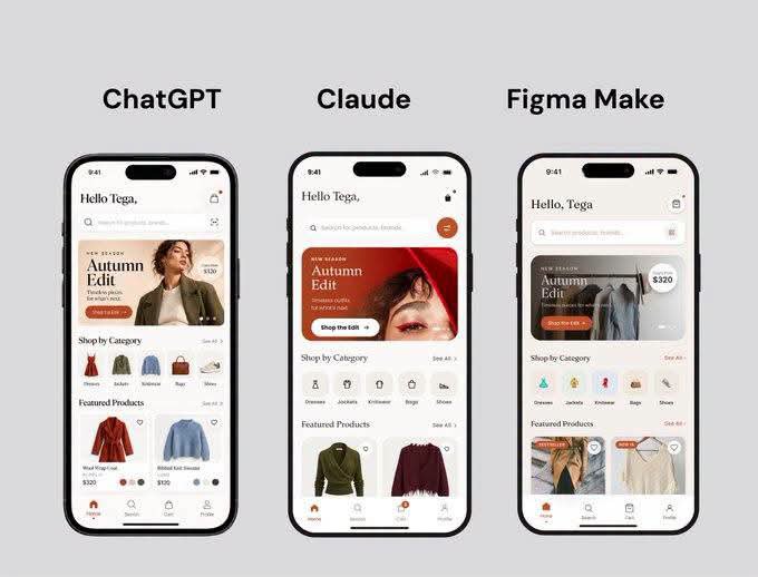 👇 Create a clean, premium mobile app home screen for a fashion shopping app. U…
