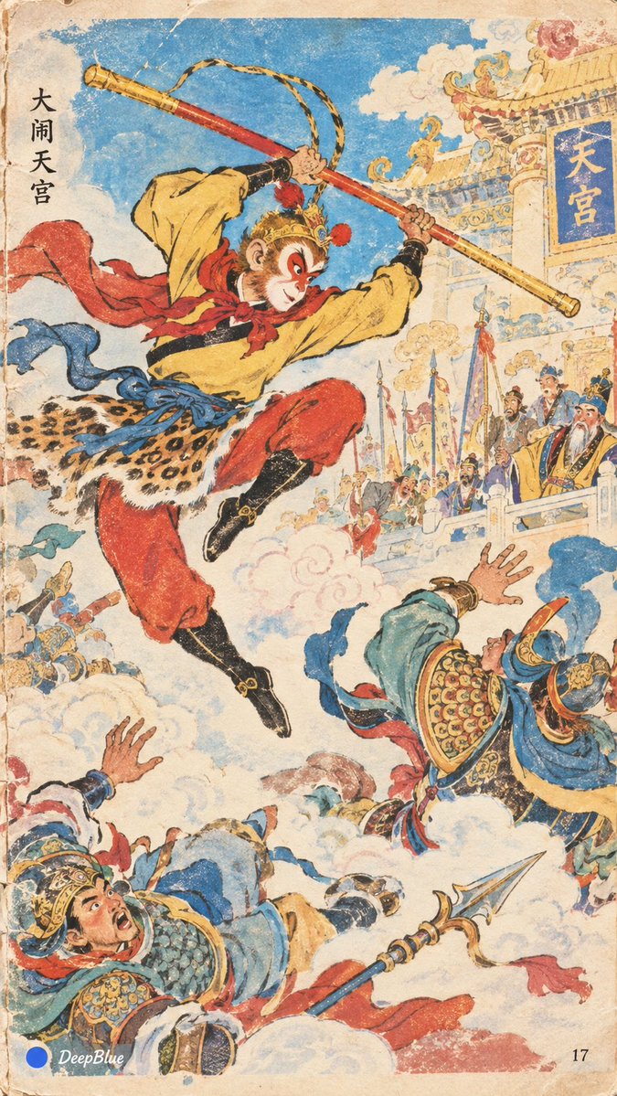 【主体】 × 90年代中国小学语文课本插画 × 明快色彩 × 情节插图 × 旧教材印刷质感, 图片 2