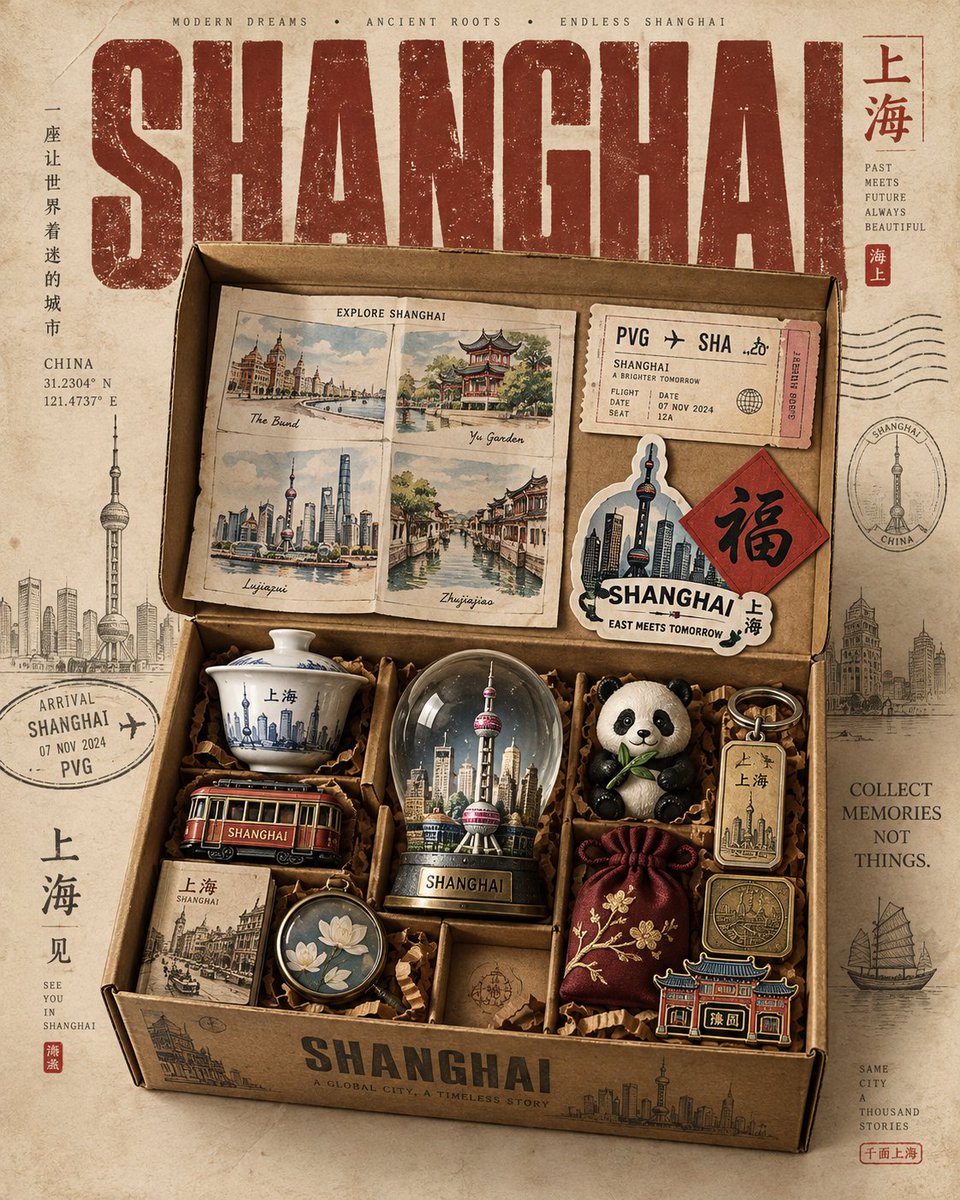 为 [COUNTRY] 制作一张高级感的 4:5 竖版 Instagram 旅游海报，作为可收藏“Souvenir Box（纪念品盒）”系列中…, 图片 1