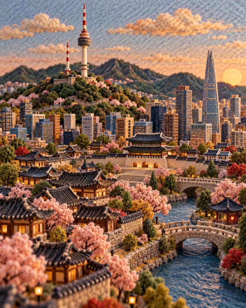 Create a premium 4:5 vertical handmade miniature city artwork for [COUNTRY / CI…