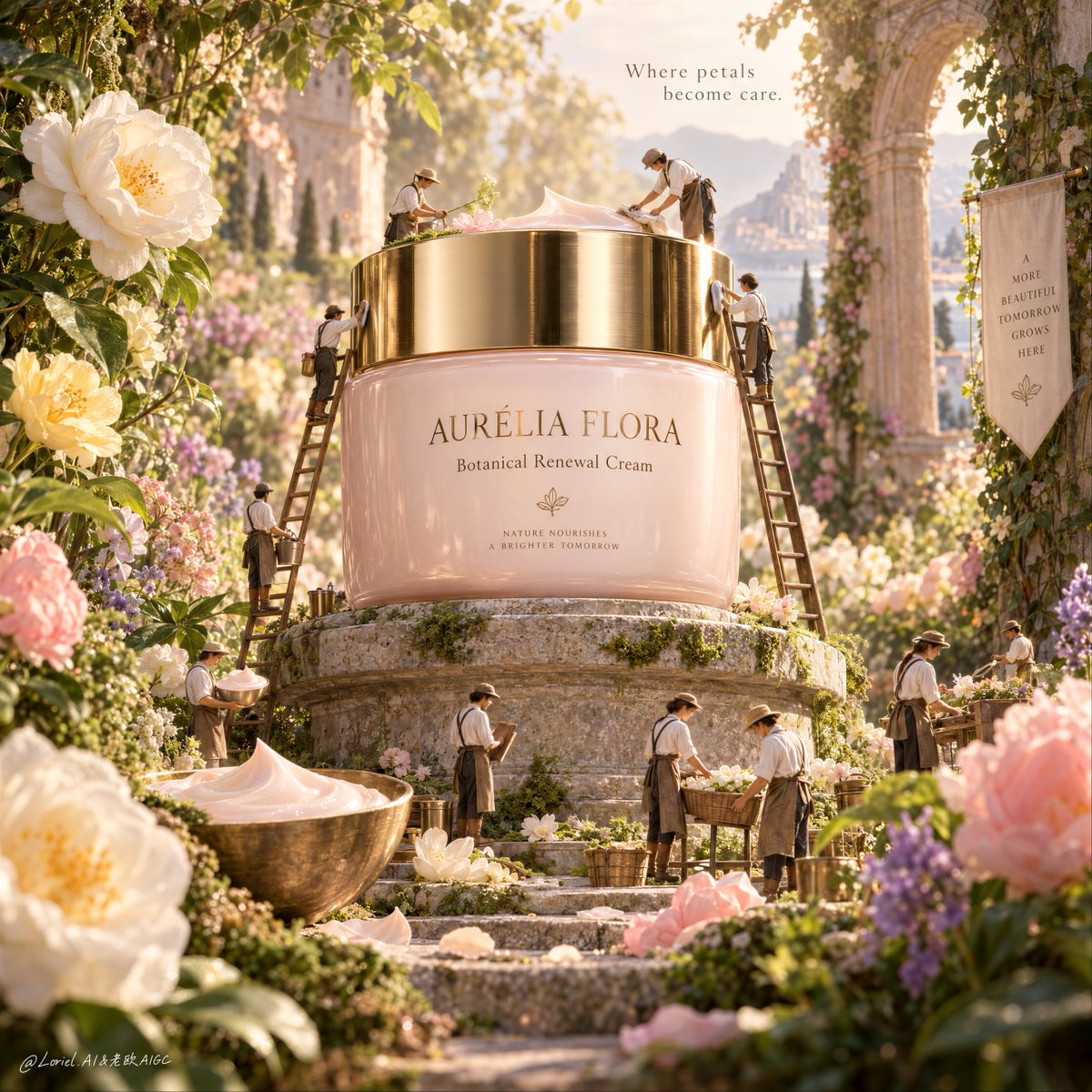 Miniature workers make oversized skincare feel crafted—but only when their acti…