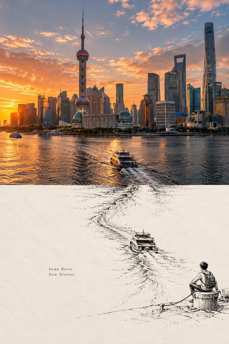 创建一张高端 2:3 纵向“摄影 × 线描”旅行编辑海报，主题为 [COUNTRY / LOCATION / SUBJECT]。, 图片 1