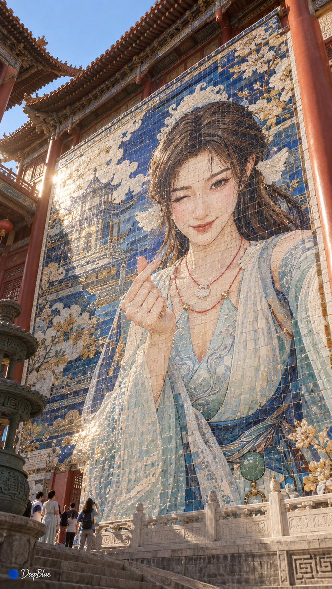 【主题】 × 巨型陶瓷拼接画 × 空间融合 × 随机摄影视角, 图片 2