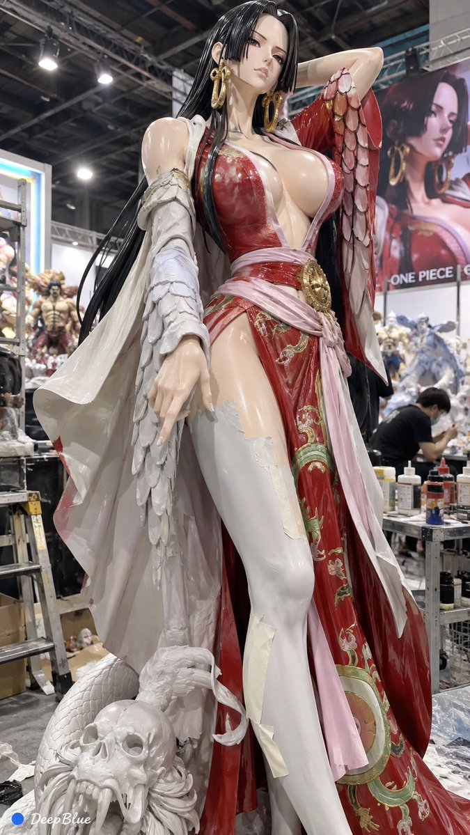 【主体】 × 展会现场喷涂 × 1:1真人等身PVC手办 × 竖版9:16随手拍照片 https://t.co/nurJIXxC4e, 图片 3