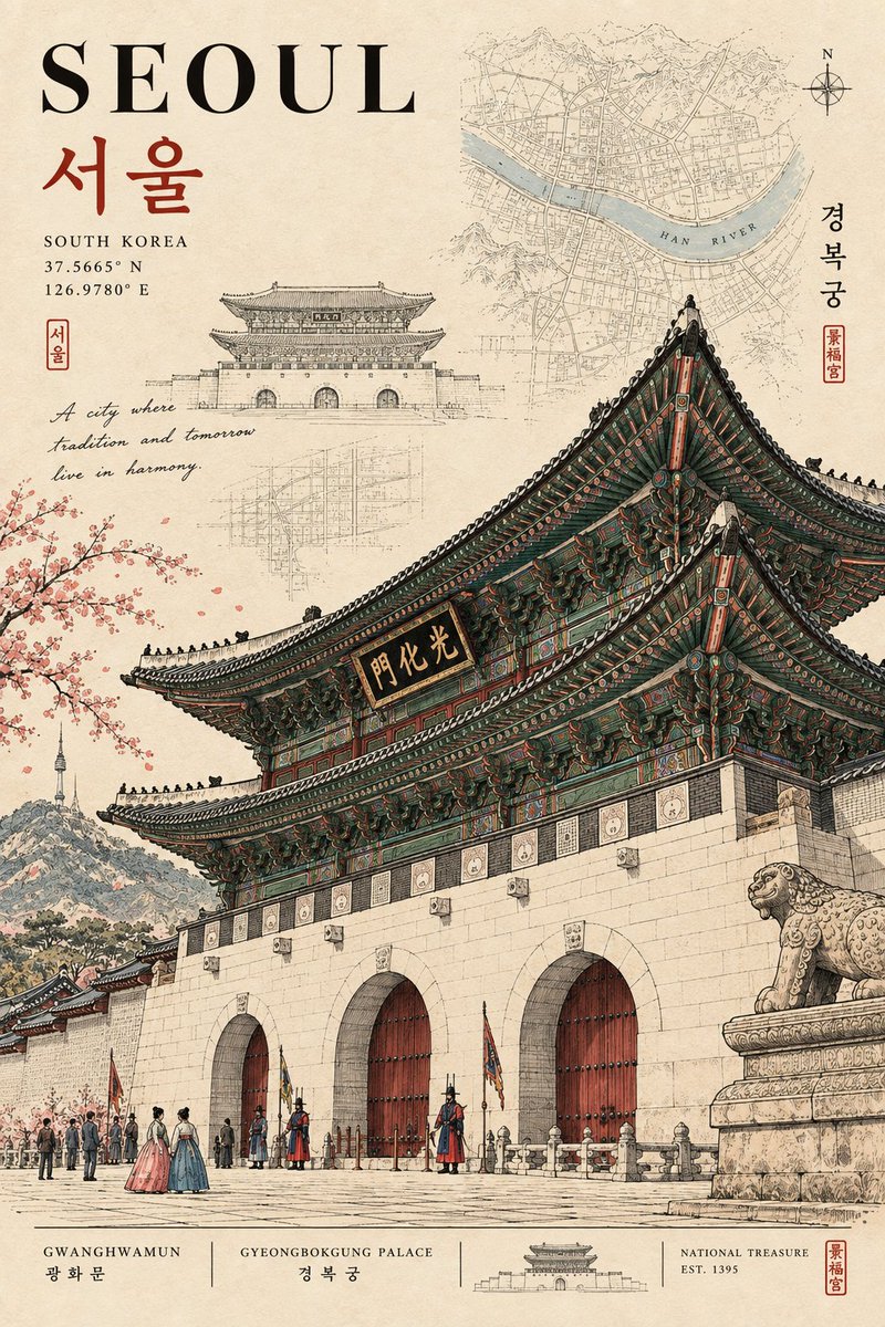 为 [国家 / 城市 / 地点 / 主题] 创作一张高品质的 2:3 竖版建筑主题旅行明信片。, 图片 2
