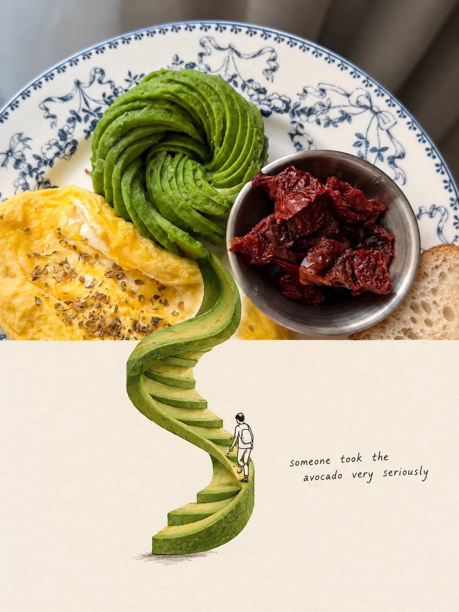 Use the uploaded food photograph as the primary reference and transform it into…