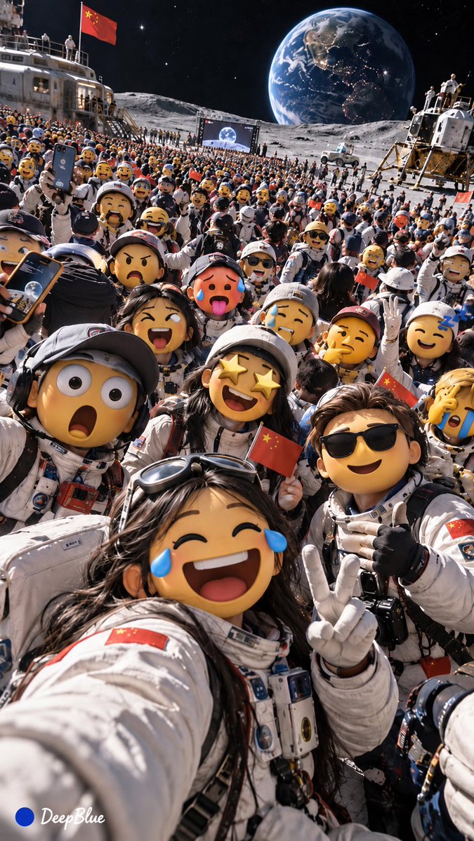国庆黄金周 × 【地点】 × 😆😂😱😵💫🥵😩😎🤩😴🤪🥳😤🤔😭😮💨 × 超高密度立体 Emoji 式人脸人…, 图片 2