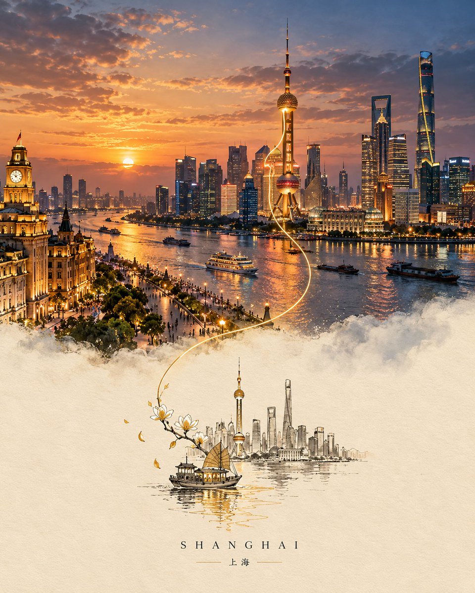 为 [国家 / 城市 / 地点 / 主题] 创作一幅高级的 4:5 纵向概念旅游艺术海报。, 图片 1