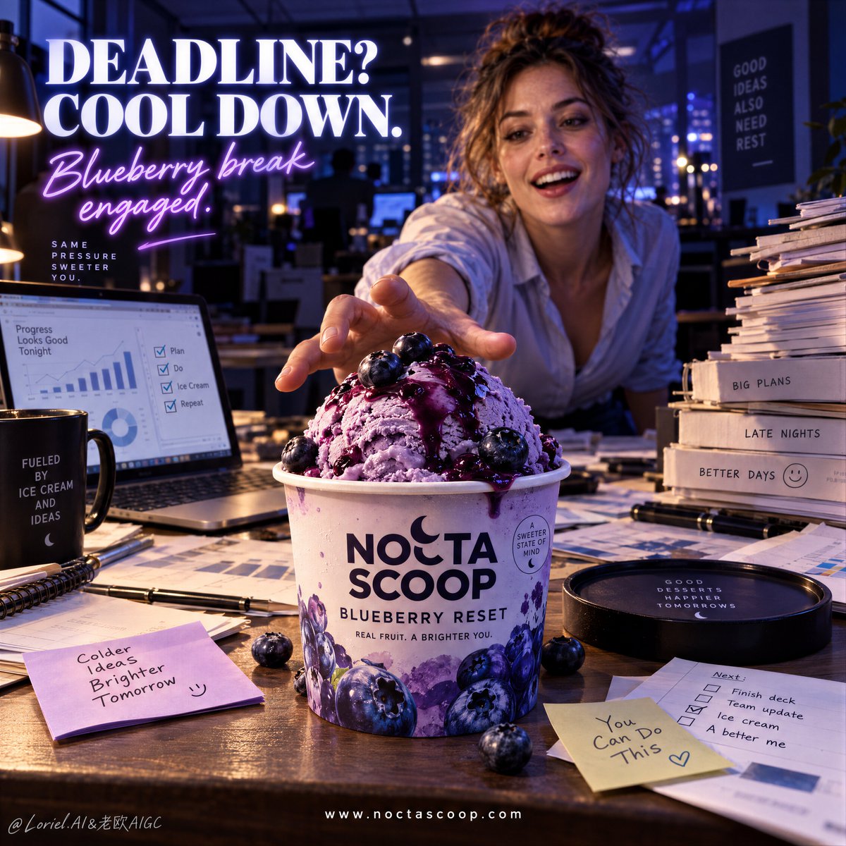 A stress-relief ad should not remove the chaos. It should make the product the …