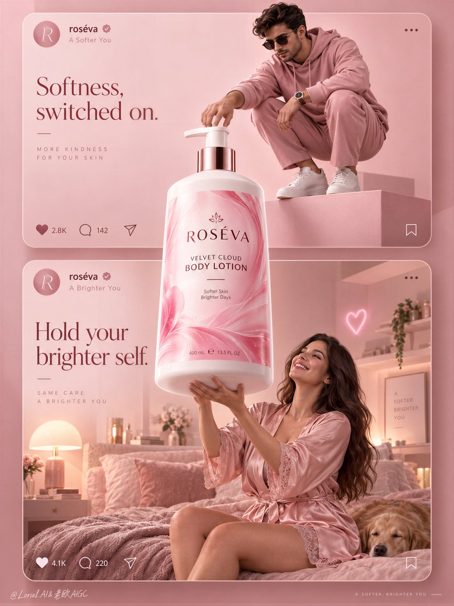 A social-style campaign feels like a brand world when the product is allowed to…