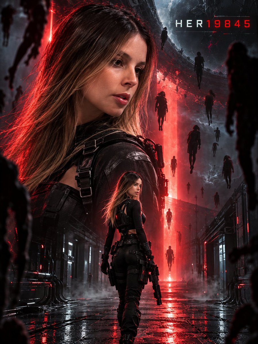 ⤵️ Promotional poster for a cinematic sci-fi and paranormal thriller video game…