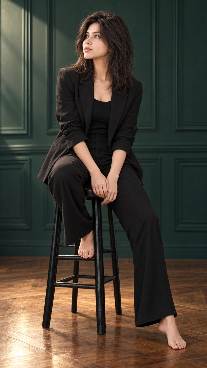 Hyper-realistic IMAX-level Netflix-style cinematic editorial studio portrait, 9…