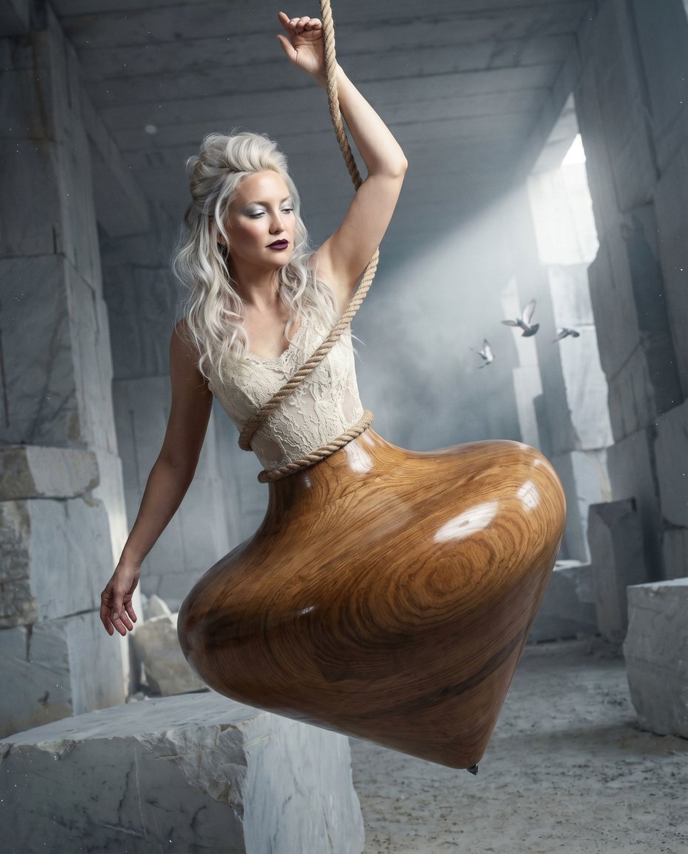 { "vibe_title_en": "The Centrifugal Authority of Marble and Oak", "master_promp…