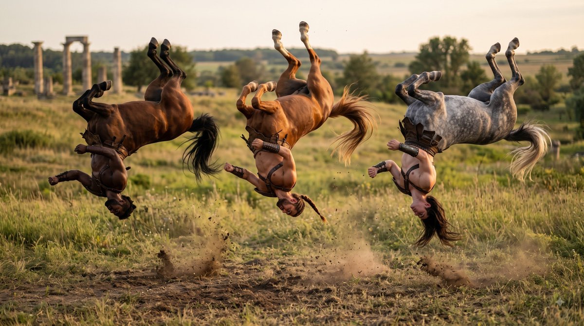 3 centaurs doing backflips it's perfect shot https://t.co/A5lrUBtWxk