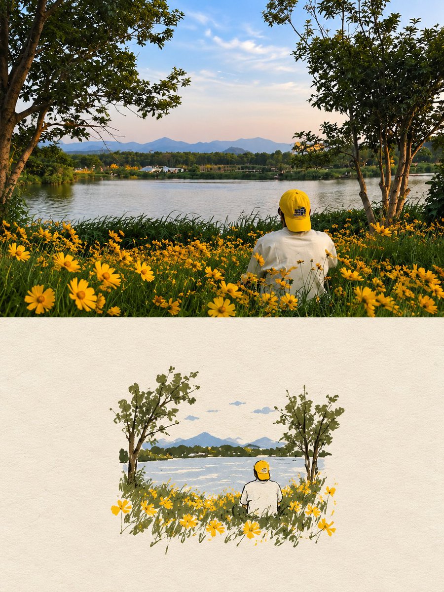 Create one independent high-end editorial poster for each uploaded photo. Never…