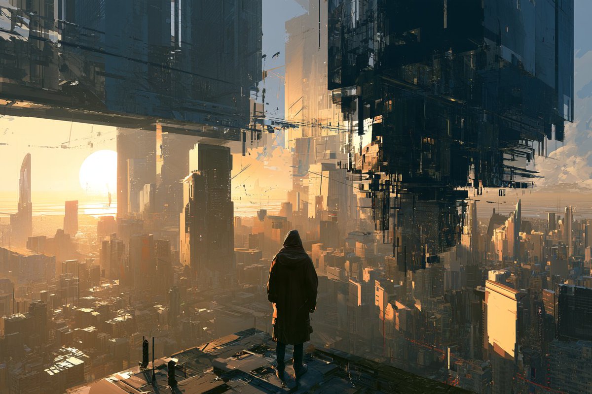 [SUBJECT] exploring a Quantum Kaleidoscope City, where buildings shift and morp…