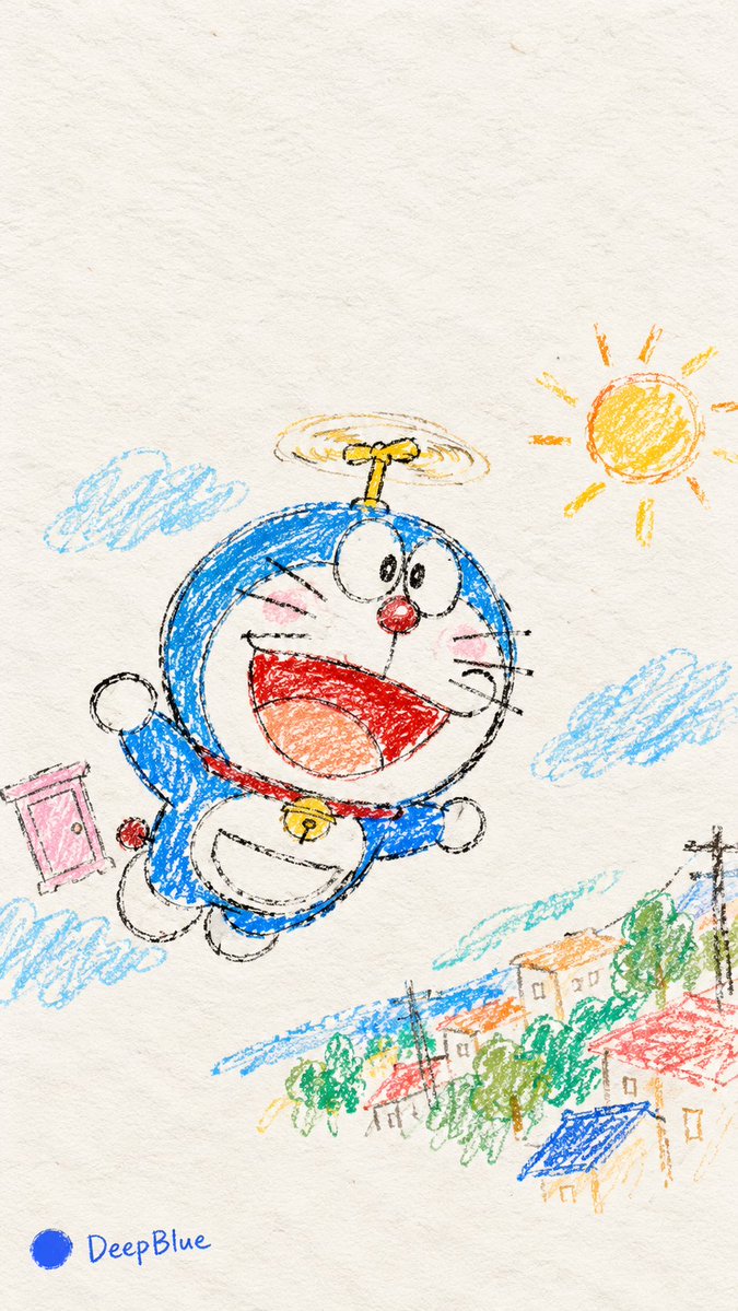 【主体】 × 稚拙手绘蜡笔画 × 儿童式自由想象 × 纸张纹理 × 大面积留白 https://t.co/6JYjQURSZf