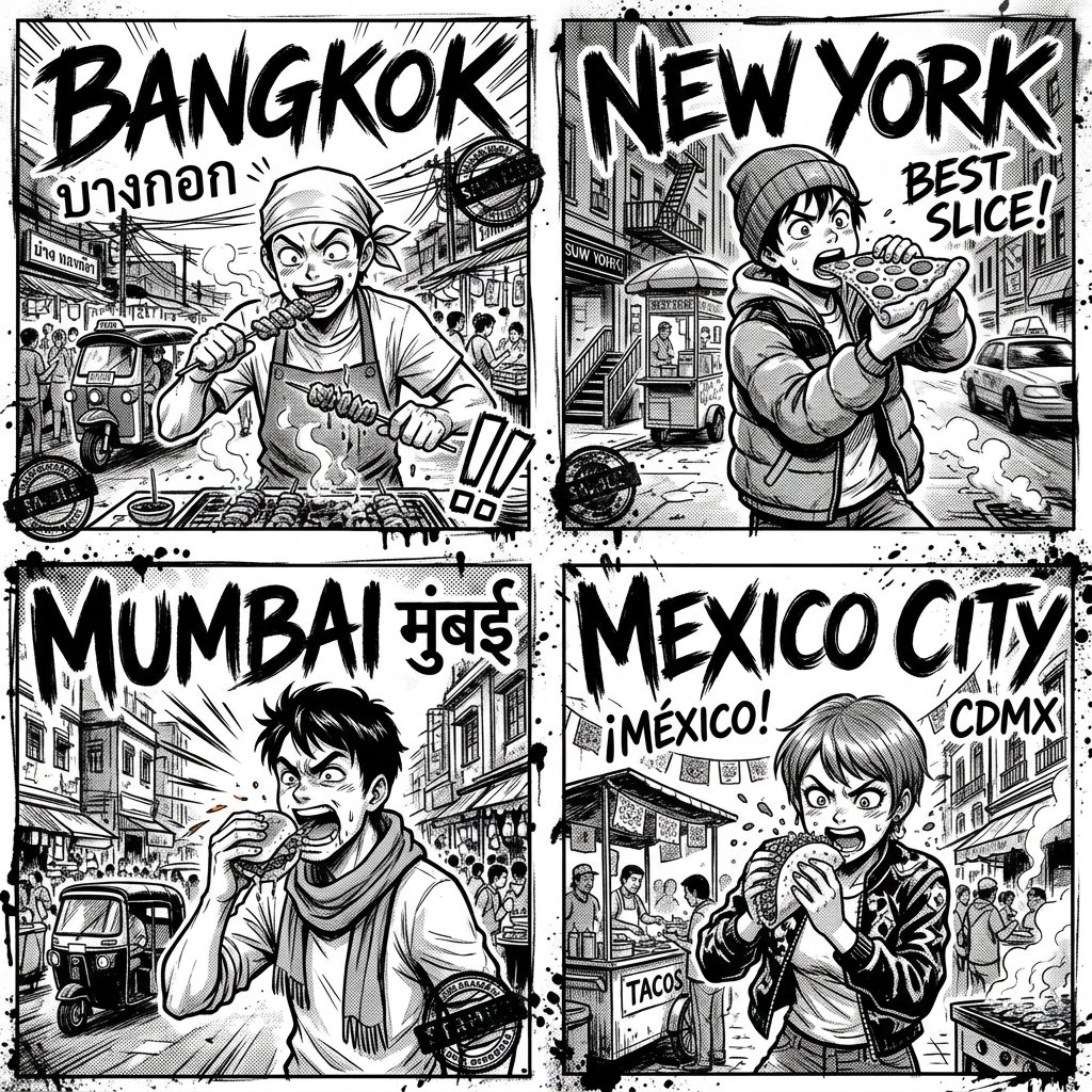 2x2 grid, do this for 4 famous cities: FINAL_POSTER = ( [CITY] × inferred_local…