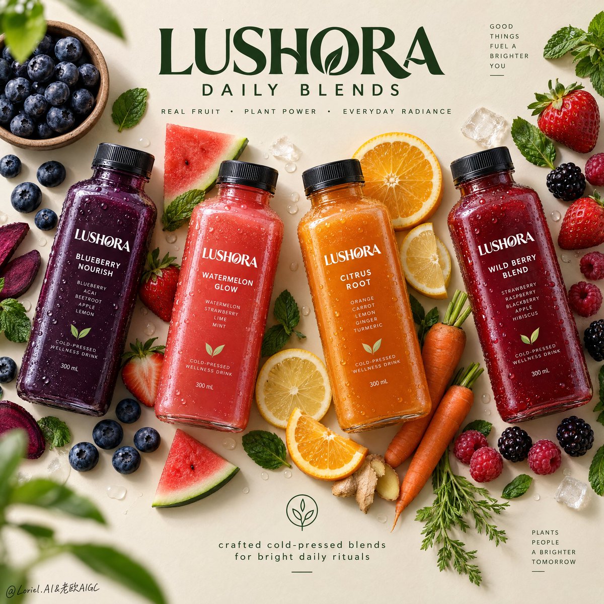 A multi-flavor flat lay feels premium when the ingredients behave like a legend…