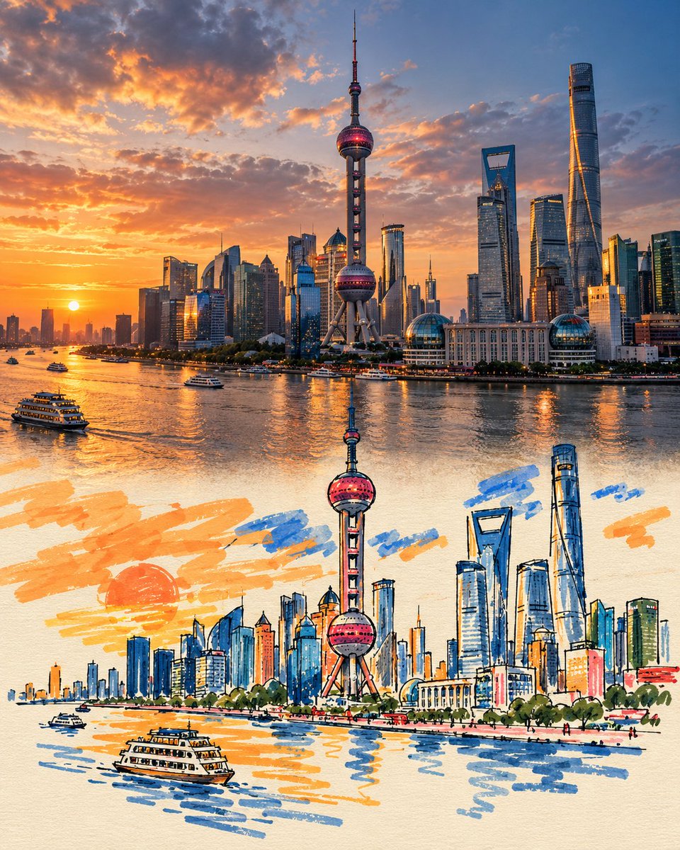 Create a premium FULL-FRAME 4:5 vertical Photo × Graffiti Art travel poster for…