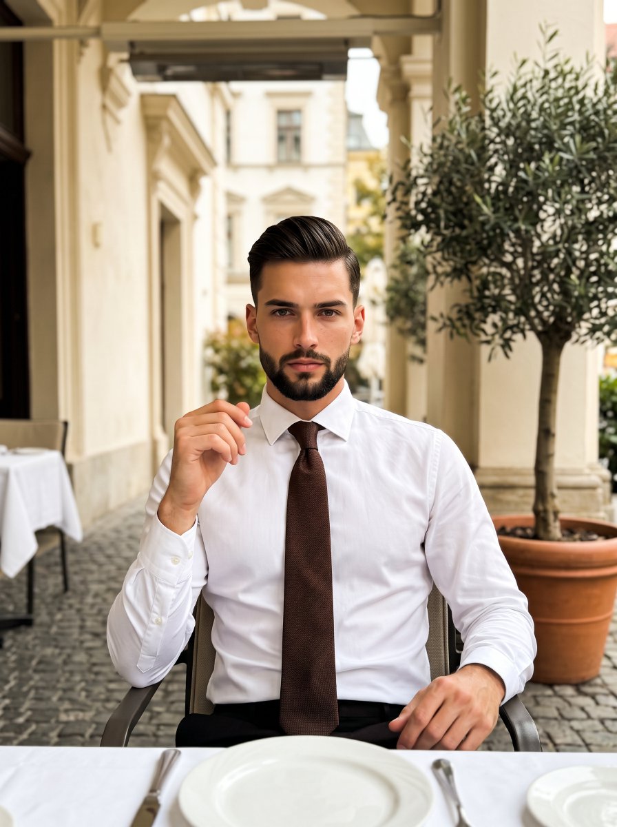 Created with Gemini Nano Banana 2.1 on @GeminiApp Prompt 👇 A handsome man sits…